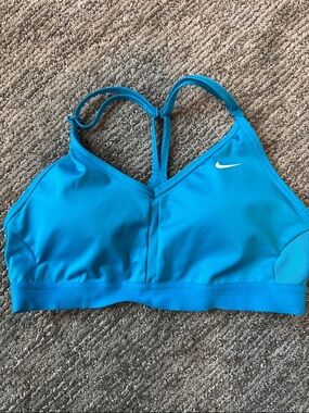 Nike Bright Blue Racerback Sports Bra